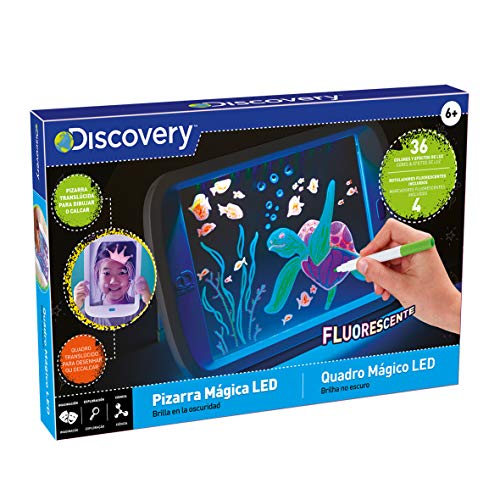 Discovery Magica Led dibujar, infantil, tableta dibujo, pizarra iluminosa niños (6000112) , color/modelo surtido