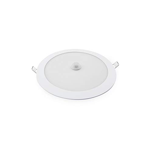 Downlight Led Empotrable Blanco con Sensor de Presencia 18 W