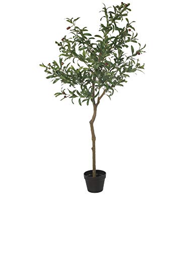 DRW Planta Artificial de un Olivo en Verde 155cm