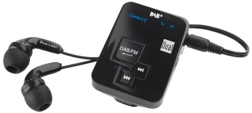 Dual Pocket Radio 2 - Radio portátil (Incluye Auriculares, Dab +, OLED), Negro