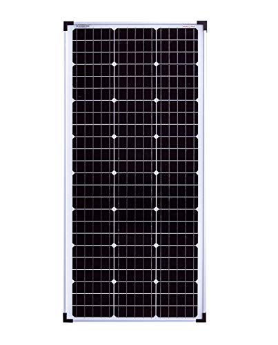 enjoy solar Panel solar monocristalino de 36 V, ideal para jardín, autocaravana, caravana (100 W/36 V)