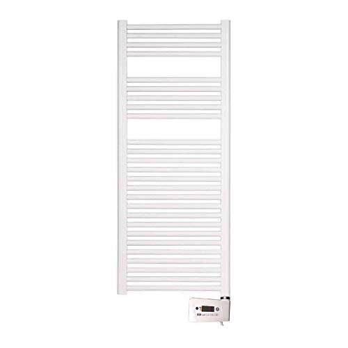 farho Secador de Toallas Electrico Nova Blanco 800W · Radiador Toallero Electrico Bajo Consumo · Toalleros de Baño/Calentador Toallas Digital Programable (Medidas 1200 x 500mm)