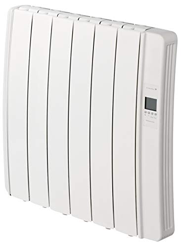 Gabarrón, DIL6GC Emisor eléctrico DILIGENS CON WIFI, Digital programable, 750W, Blanco