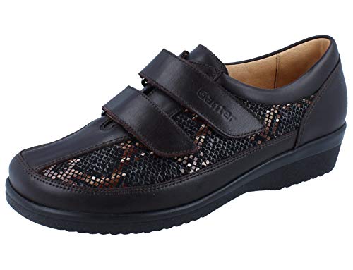 Ganter Sensitiv Inge-i, Zapatos para Profesionales Sanitarios Hombre, Marrón Oscuro, 34.5 EU