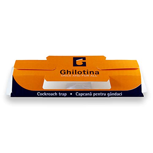 Ghilotina Trampa para cucarachas, con cebo adhesivo (+eBook para combatir eficazmente cucarachas) – cebo prémium – listo para usar para profesionales y cualquier hombre 10 unidades XXL