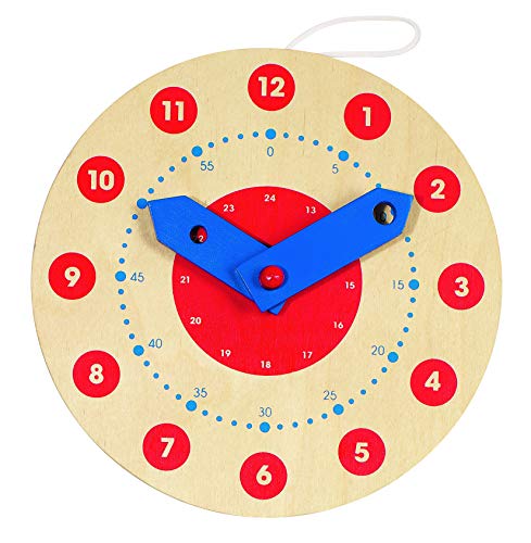 Goki- Juegos Educativos Reloj, Aprende a Leer la Hora, Multicolor (58980)