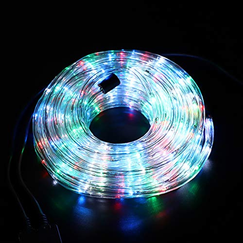 guoYL26sx Luces de Cuerda Vistoso, 8 Modos, Alimentado por Enchufe, Impermeable al Aire Libre Luces para Jard¨ªn, ¨¢rbol de Navidad