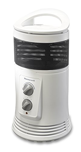 Honeywell HZ-425E Calefactor cerámico envolvente 360º, 1800 W, Blanco