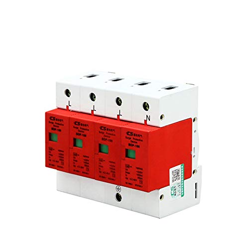 Interruptor de aire dispositivo primario de protección contra rayos 80KA100KA protector contra sobretensiones pararrayos trifásico de cuatro cables 4P protección contra sobretensiones 380V 80KA 4P