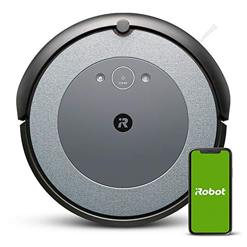 iRobot Roomba i3152 - Robot Aspirador con mapeo, Wi-Fi y Dos cepillos de Goma multisuperficie, óptimo por Mascotas, Compatible con asistentes de Voz y coordinación Imprint, Color Gris Azulado