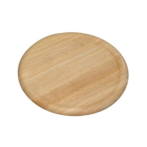 Kesper 60462 - Plato para pizzas de madera de caucho, 32 x 1.5 cm