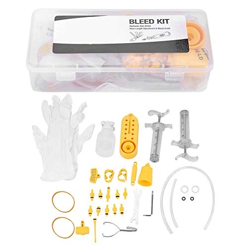 Kit de Reparación de Freno de Disco Hidráulico, Kit de Purga de Freno Hidráulico de Bicicleta para la Herramienta de Purga de Fluido de Freno de Disco Shimano Estándar