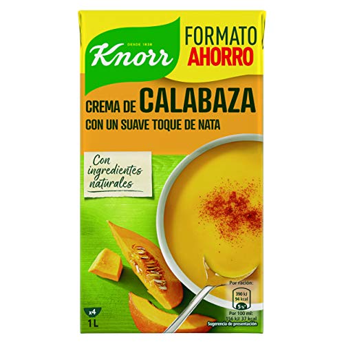 KNORR las clásicas crema calabaza con suave toque de nata 1 l