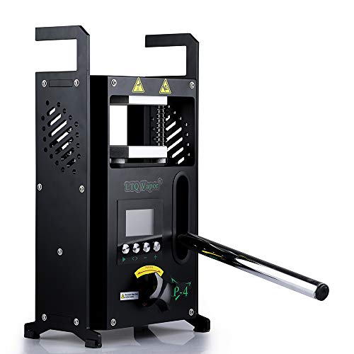 LTQ KP-4 Rosin Press Machine 4T 220V 700W Extractor de colofonia Máquina de Doble Placa de Calentamiento Máquina de Prensa de Calor para colofonia y Flores secas con Control de Temperatura