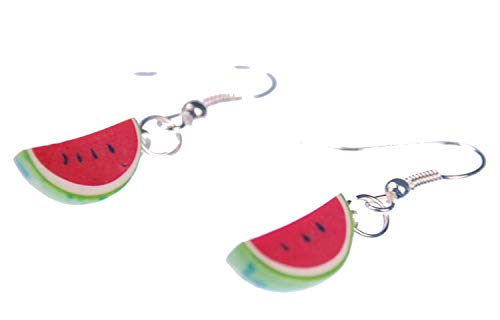 Melón pendientes pieza octavo melón Miniblings remolque de fruta de la sandía del verano