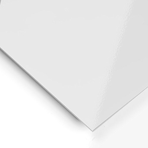 Metacrilato opaco Blanco - 60 x 50 cm x 3 mm