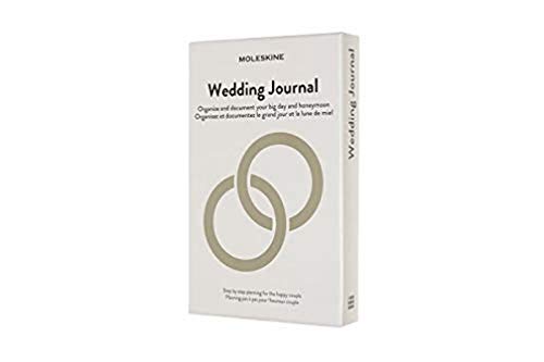 Moleskine - Diario de Boda, Cuaderno Temático, Cuaderno de Tapa Dura para Planificar y Organizar tu Calendario de Boda, Tamaño Grande 13 x 21 cm, 376 Páginas