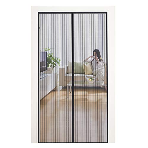 MYCARBON Mosquitera Puerta Magnetica Corredera Cortina Mosquitera Magnética para Puertas Cortina de Sala de Estar la Puerta del Balcón Puerta Corredera de Patio (150 * 260cm)