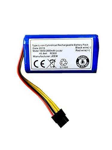 ndegdgswg Batería de 14.8V 2800mAh, Li-Ion Recargable para Robot Aspirador Smart 780T 790T P1S P2S