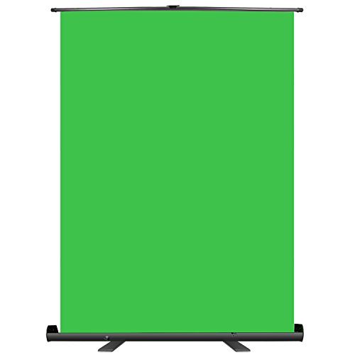 Neewer 148x180cm Pantalla Verde Telón de Fondo Verde Fondo Plegable Portátil Chromakey Estilo Levantar con Marco Bloqueo Automático Base de Aluminio Sólido para Video Foto Juego en Vivo Video Tiktok