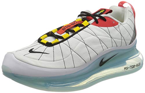 Nike Mx-720-818, Zapatillas para Correr Hombre, White Black Speed Yellow Chile Red Bleached Aqua, 44 EU