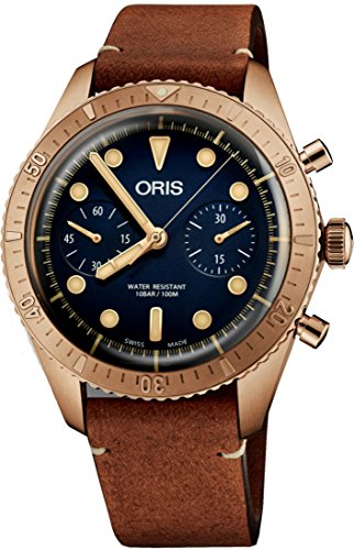 Oris Carl Brashear Cronógrafo Edición Limitada Reloj Bronce 01 771 7744 3185-Set LS