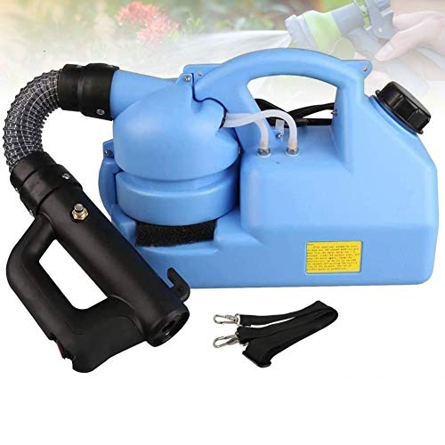 PAKASEPT Electric ULV Fogger Atomizador portátil de Volumen Pulverizador Soplador de Niebla Fina Nebulizador de pesticida 7 L para higiene Interior Exterior, rociadores de riego de riego Industrial