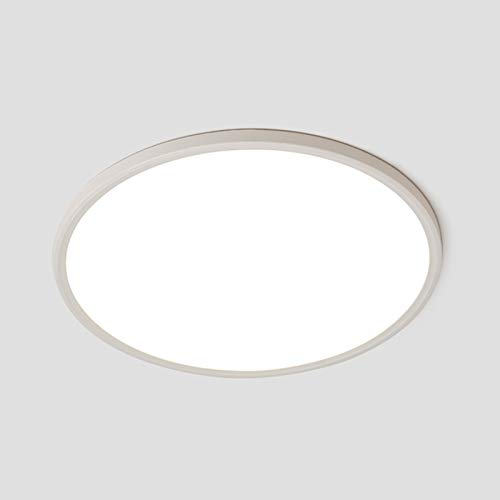 Panel LED de techo moderno redondo de 20 W, luces empotrables ultrafinas, blanco natural, 4000 K, luz Ø17 cm, 1800 lm, paneles LED para salón, dormitorio, oficina, baño, pasillo, cocina, balcón