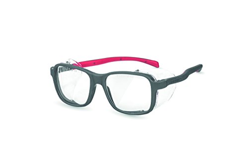 PEGASO 2009 2009-Gafas Proteccion Gama GRADUABLES Neutra Modelo Europa Lente PC Antivaho, Gris Y Rojo, L