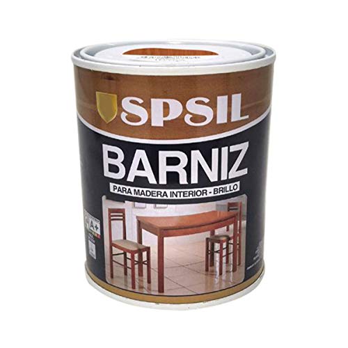 Pintura Barniz para Madera, Pintura Barniz de Rápido Secado para Superfícies Interiores (Madera Sapelly, 375 ML)