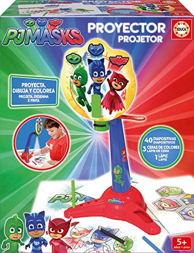 PJ Masks Proyector dibuja y colorea, 43.2 x 30.0 x 5.8 (Educa Borrás 17416)