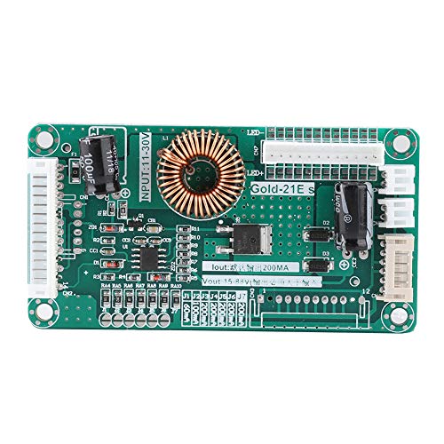 Placa de controlador de retroiluminación con correa de luz LED para TV LCD, 11-30 V/15-88 V, se adapta automáticamente para aumentar Adecuado para televisores LCD de 10-48 pulgadas para todas las marc