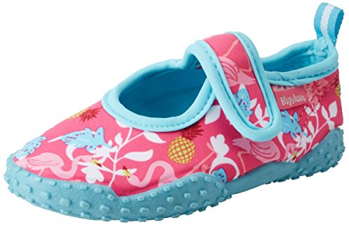 Playshoes Zapatillas de Playa con protección UV Flamenco, Zapatos de Agua Unisex niños, Turquesa (Tuerkis 15), 20/21 EU