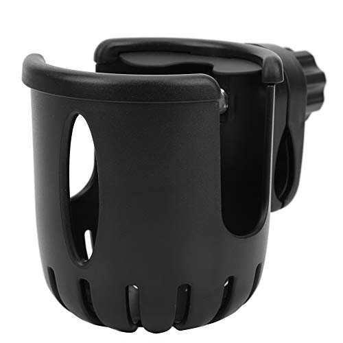 Portabebidas para cochecito, portavasos para cochecito sin rebabas, ABS ajustable para el hogar familiar(Binaural cup holder)