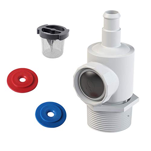 Poweka 9-100-9001 Conjunto de Conector de Pared Universal para Robot Limpiafondos Piscina Automático Polaris 180 280 380 con 6-504-00 Filtro de Pared