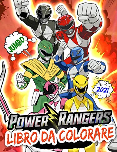 Power Rangers Libro Da Colorare: Power Rangers Libro Da Colorare: Edizione Perfetta Per Bambini Dai 4 Ai 12 Anni