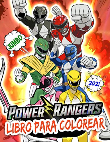 Power Rangers Libro Para Colorear: Power Rangers Libro Para Colorear: Edición Perfecta Para Niños De 4 A 12 Años