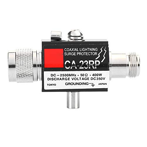 Protector de sobretensión coaxial CA-35RS Protector contra sobretensiones Conector UHF macho a hembra,Protector contra sobretensiones para pararrayos,Protector contra sobretensiones para arrestos