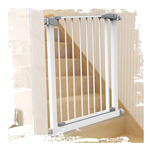 QIANDA Barrera Seguridad Niños Protector Escaleras, La Seguridad Mascota Puertas por Portales Y Pasillos Instalación Fácil Se Adapta A Espacios Entre 75-167cm De Ancho (Size : 112CM-119CM)