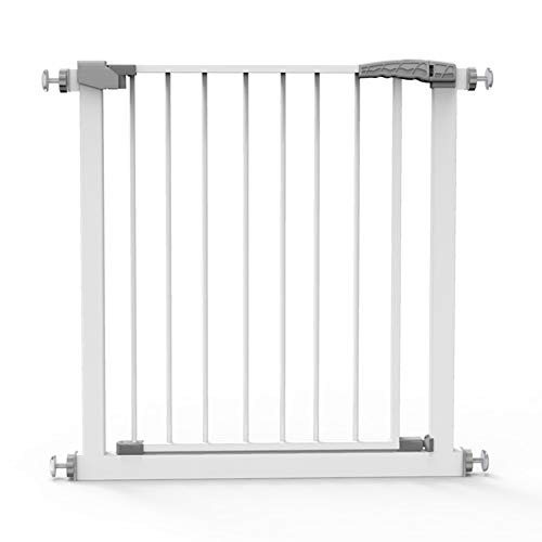 QIANDA Barrera Seguridad Niños Protector Escaleras, Seguridad Auto Cerrado Alto 76cm con Montaje A Presión por Portales Y Pasillos (Size : 127CM-134CM)