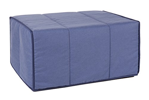 Quality Mobles Plegable, Puff Cama, Azul, 80 X 180 Cm