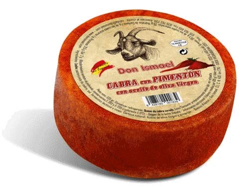 Queso de cabra curado con pimentón con aceite de oliva virgen 525 gr.