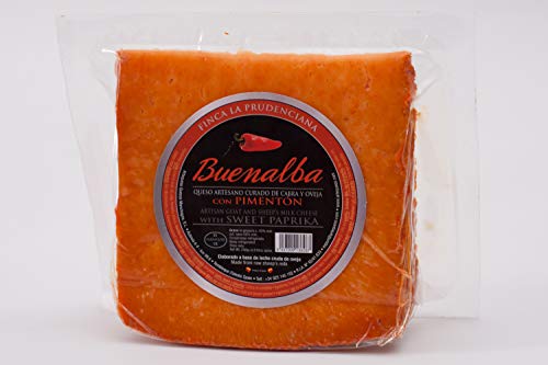 Queso Oveja Curado ‘Pimenton’ (Cuña, 250 g) - Buenalba