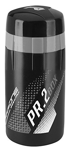 RaceOne - Portaobjetos PR2 Box Ideal para Bicicleta Race - Capacidad 500 ml - Color Plateado