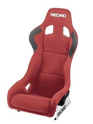 Recaro RC070860518 Profi Spg XL Asiento Deportivo de Velour para Piloto y Copiloto, Rojo