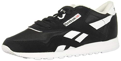 Reebok Classic Nylon, Sneaker Mujer, Black/Black/White, 37 EU