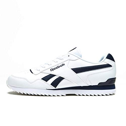 Reebok Royal Glide Rplclp, Zapatillas de Gimnasia para Hombre, Blanco (White/Collegiate Navy White/Collegiate Navy), 40 EU