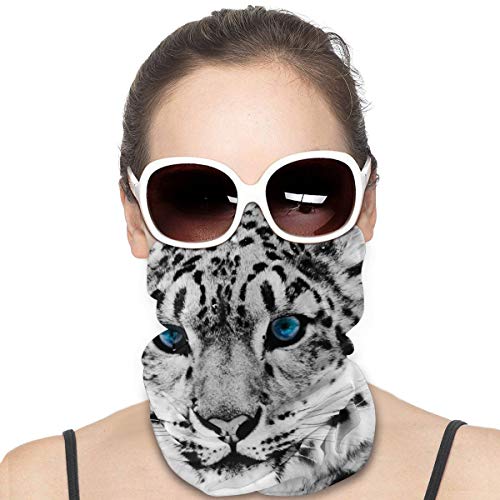 RIPO Snow Leopard #2 - Máscara de protección UV, protección UV, protección para el cuello, protección UPF 50+