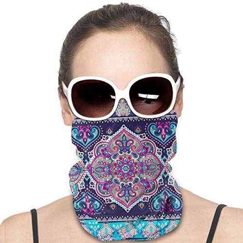 RIPO Sunset Mountains Night - Máscara unisex con cobertura completa, protección UV para el cuello, protección UV, tela UPF 50+, Mujer, Color-7, talla única