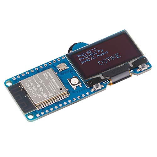 Seamuing ESP32 Módulo de 1,3 pulgadas OLED Display placa de desarrollo DSTIKE Duino BMP180 para monitoreo ambiental, medición de altitud y presión de aire, bricolaje